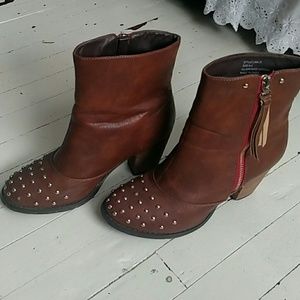 Vanity studded booties